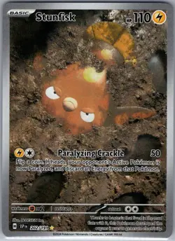 Stunfisk 202/191 SV08: Surging Sparks - Pokemon Card - NM - Image 1
