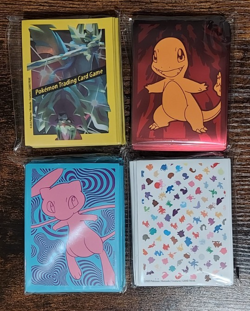 Pokemon Card Sleeves! Lot Of 4 Sets Of Sleeves - Image 1