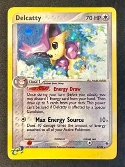 Delcatty 5/109 2003 EX Ruby & Sapphire Pokemon Card Nintendo Holo Rare - Mp/Hp - Image 1