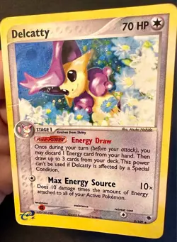 Delcatty 5/109 2003 EX Ruby & Sapphire Pokemon Card Nintendo Holo Rare - Mp/Hp - Image 3