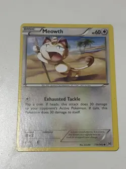 MEOWTH 114/162 COMMON XY BREAKTHROUGH POKEMON CARD NM FAST DISPATCH - Image 1