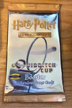 Harry Potter Card Game Quidditch Cup Booster Pack New Sealed - Image 1