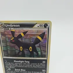 Pokemon Umbreon 10/90 HGSS Undaunted Cracked Ice Holo Card 2010 - Image 3