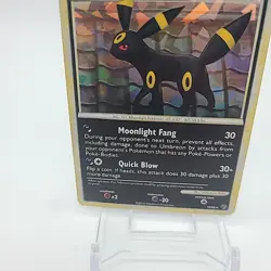 Pokemon Umbreon 10/90 HGSS Undaunted Cracked Ice Holo Card 2010 - Image 4