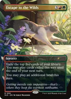 MTG English Escape to the Wilds (1916) NM Normal Secret Lair - Image 1