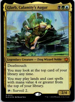 Glarb, Calamity's Augur 215 Mythic Bloomburrow Magic: The Gathering Foil NM - Image 1