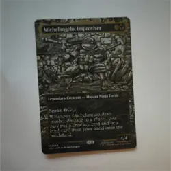 Wizards Michelangelo, Improviser Foil Legendary Creature TMNT M0304 2026 - Image 1