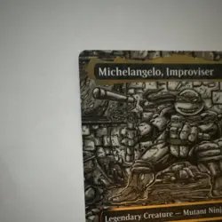 Wizards Michelangelo, Improviser Foil Legendary Creature TMNT M0304 2026 - Image 2