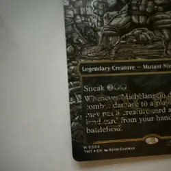 Wizards Michelangelo, Improviser Foil Legendary Creature TMNT M0304 2026 - Image 3