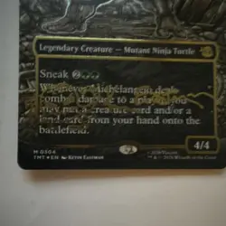 Wizards Michelangelo, Improviser Foil Legendary Creature TMNT M0304 2026 - Image 4
