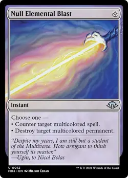 NULL ELEMENTAL BLAST x4 mtg NM-M Modern Horizons 3 Unc - Image 1