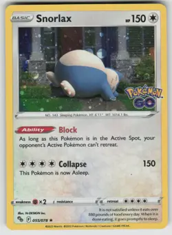 Snorlax 055/078 Holo Promo Miscellaneous Cards & Products Pokemon Lightly Played - Image 1