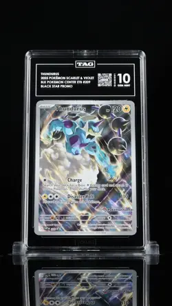 TAG 10 Thundurus 2025 Pokemon Scarlet & Violet BLK Pokemon Center ETB #209 Promo - Image 1