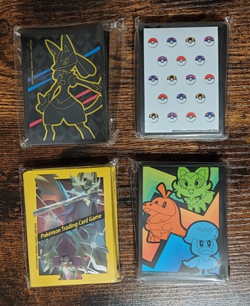 Pokemon Card Sleeves! 4 Sets Of Card Sleeves - Image 1