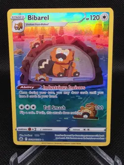 Bibarel Holo Ultra Rare SWSH: Crown Zenith: Galarian Gallery GG25/GG70 - Pokemon - Image 1