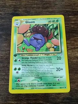 Pokemon Neo Genesis 1st Edition Gloom 36/111 Non Holo - Image 1
