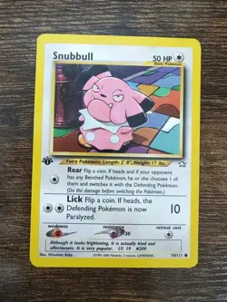 Pokemon Neo Genesis 1st Edition Snubbull 74/111 Non Holo NM - Image 1