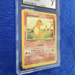 Pokemon Charmander Base Set 046/102 Near Mint Condition 1999 NM 7 - Image 2