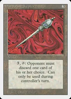 Disrupting Scepter Revised Edition MP MTG - Image 1