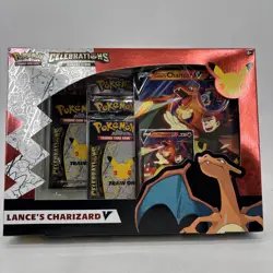 POKEMON: CELEBRATIONS COLLECTION LANCE'S CHARIZARD V BOX 820650809392 - Image 1