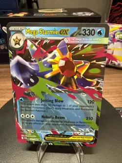 Mega Starmie ex Holo 021/088 Playset Perfect Order Pokemon TCG NM Double Rare - Image 1