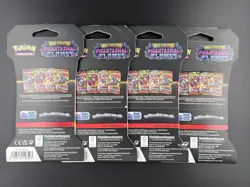Pokemon TCG: Phantasmal Flames -Bundle of 4 Sleeved Booster Packs Full Art Set - Image 2