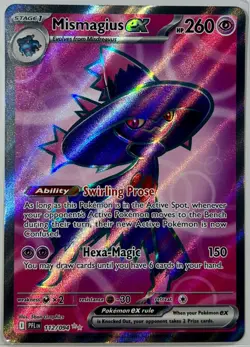 Pokemon TCG - Mismagius ex Holo Ultra Rare ME02: Phantasmal Flames 112/094 NM - Image 1