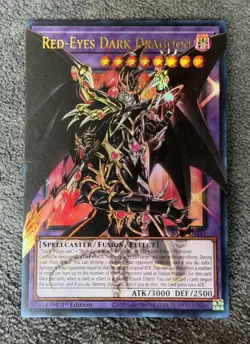Red-Eyes Dark Dragoon RA05-EN141 Overframe Ultra Rare 1st Edition Foil Yugioh - Image 1