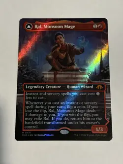 Ral, Monsoon Mage (Borderless, Textured Foil) - Image 1