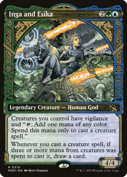 Inga and Esika Showcase Foil - March Of The Machine MTG-NM - Image 1