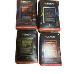 4X Lot Commander Starter Deck: Chaos Incarnate Token Triumph Magic the Gathering - Image 1