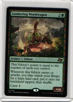 MTG Magic the Gathering Lumbering Worldwagon (168/568) Aetherdrift - Image 1