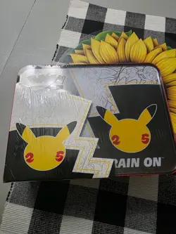 Pokemon Celebrations 25th Anniversary Collector's Chest Lunchbox Sealed - Image 1