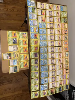 Pokemon 1st Edition Vaporeon Holo/fossil/Charmander/Bulbasaur Lot 128 - Image 1
