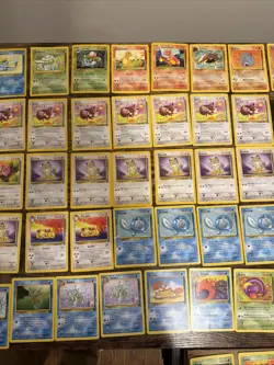 Pokemon 1st Edition Vaporeon Holo/fossil/Charmander/Bulbasaur Lot 128 - Image 5