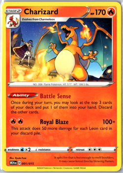 McDonald's Pokemon Collection 2024 - 001/015 Charizard - Base - Image 1