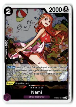 Nami PRB02-012 Rare Premium Booster -The Best- Vol. 2 One Piece Near Mint - Image 1
