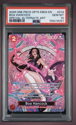OP15-EB04 Boa Hancock Special Alternate Art #014 EN PSA 10 - Image 1