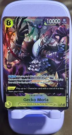 Gecko Moria OP14-104 SR Alt Art One Piece TCG English - Image 1