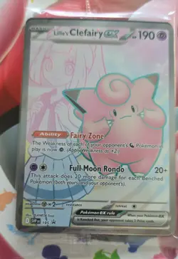 Lillie's Clefairy ex 195 Sv: Scarlet & Violet Promo Cards Holo - Image 1