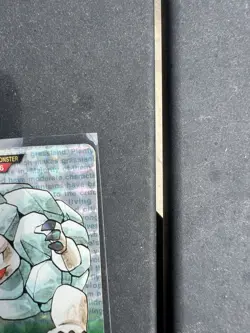 1996 Bandai Carddass Golem Pokemon Card Prism Vintage Japanese - Image 3