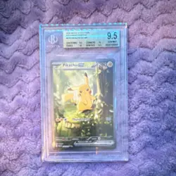 Pikachu EX Full Art Holo 2016 Ascended Heroes BGS 9.5 Pokemon Card - Image 1