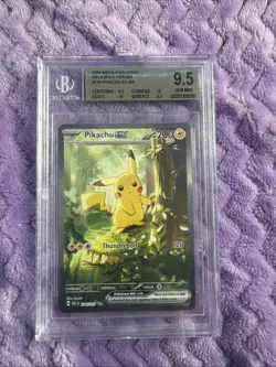Pikachu EX Full Art Holo 2016 Ascended Heroes BGS 9.5 Pokemon Card - Image 5