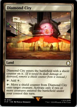 Diamond City - R - Land - Normal - Universes Beyond: Fallout - #147 - NM - MTG - Image 1