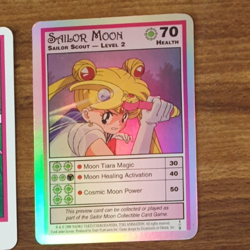 SAILOR MOON FOIL SAILOR SCOUT SAILOR MOON PROMO CARD CCG 2000 DART FLIPCARDS - Image 1
