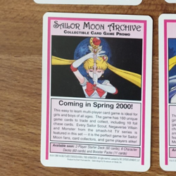 SAILOR MOON ARCHIVE PROMO SAILOR MOON PROMO CCG CARD 2000 DART FLIPCARDS - Image 1