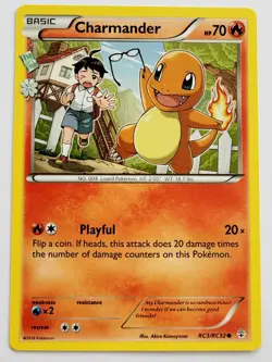 Charmander - RC3/RC32 - Pokemon Generations Radiant Collection Common Card NM - Image 1