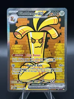 Gholdengo ex 252/182, Gimmighoul 198/182 Sv: PAR Connecting Art Card Lot NM - Image 3