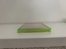 PSA Graded Card Case / Slab Bumper Guard - New - Pink & Green - Image 4