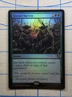 MTG Second Harvest #0213 Foil Rare Innistrad Remastered (INR) Card - Image 1